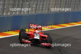 24.06.2011 Valencia, Spain,  Timo Glock (GER), Marussia Virgin Racing - Formula 1 World Championship, Rd 08, European Grand Prix, Friday Practice
