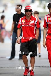 24.06.2011 Valencia, Spain,  Fernando Alonso (ESP), Scuderia Ferrari - Formula 1 World Championship, Rd 08, European Grand Prix, Friday