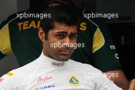 24.06.2011 Valencia, Spain,  Karun Chandhok (IND), Hispania Racing F1 Team HRT - Formula 1 World Championship, Rd 08, European Grand Prix, Friday Practice