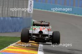 24.06.2011 Valencia, Spain,  Jerome d'Ambrosio (BEL), Virgin Racing  - Formula 1 World Championship, Rd 08, European Grand Prix, Friday Practice