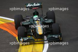 24.06.2011 Valencia, Spain,  Heikki Kovalainen (FIN), Team Lotus  - Formula 1 World Championship, Rd 08, European Grand Prix, Friday Practice