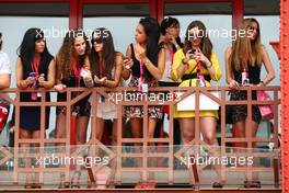 24.06.2011 Valencia, Spain,  Girls at the circuit - Formula 1 World Championship, Rd 08, European Grand Prix, Friday Practice