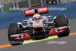 24.06.2011 Valencia, Spain,  Lewis Hamilton (GBR), McLaren Mercedes  - Formula 1 World Championship, Rd 08, European Grand Prix, Friday Practice