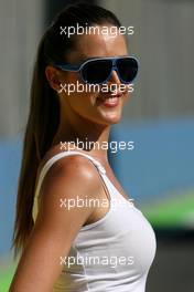 26.06.2011 Valencia, Spain,  Grid girl - Formula 1 World Championship, Rd 08, European Grand Prix, Sunday Pre-Race Grid