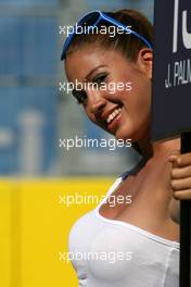 26.06.2011 Valencia, Spain,  Grid girl - Formula 1 World Championship, Rd 08, European Grand Prix, Sunday Pre-Race Grid