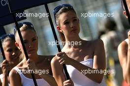 26.06.2011 Valencia, Spain,  Grid girls - Formula 1 World Championship, Rd 08, European Grand Prix, Sunday Pre-Race Grid