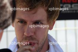 26.06.2011 Valencia, Spain,  Sebastian Vettel (GER), Red Bull Racing  - Formula 1 World Championship, Rd 08, European Grand Prix, Sunday Pre-Race Grid