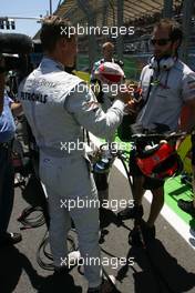 26.06.2011 Valencia, Spain,  Michael Schumacher (GER), Mercedes GP  - Formula 1 World Championship, Rd 08, European Grand Prix, Sunday Pre-Race Grid