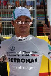 26.06.2011 Valencia, Spain,  Nico Rosberg (GER), Mercedes GP Petronas F1 Team - Formula 1 World Championship, Rd 08, European Grand Prix, Sunday Pre-Race Grid