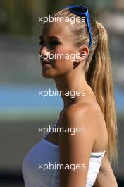 26.06.2011 Valencia, Spain,  Grid girl - Formula 1 World Championship, Rd 08, European Grand Prix, Sunday Pre-Race Grid