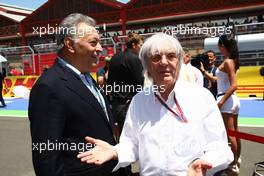 26.06.2011 Valencia, Spain,  Bernie Ecclestone (GBR) - Formula 1 World Championship, Rd 08, European Grand Prix, Sunday Pre-Race Grid