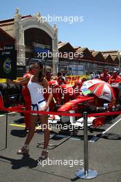 26.06.2011 Valencia, Spain,  Grid girl - Formula 1 World Championship, Rd 08, European Grand Prix, Sunday Grid Girl