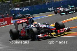 26.06.2011 Valencia, Spain,  Lewis Hamilton (GBR), McLaren Mercedes - Formula 1 World Championship, Rd 08, European Grand Prix, Sunday Race