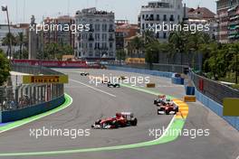 26.06.2011 Valencia, Spain,  Fernando Alonso (ESP), Scuderia Ferrari, F150 - Formula 1 World Championship, Rd 08, European Grand Prix, Sunday Race