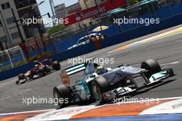 26.06.2011 Valencia, Spain,  Nico Rosberg (GER), Mercedes GP Petronas F1 Team - Formula 1 World Championship, Rd 08, European Grand Prix, Sunday Race