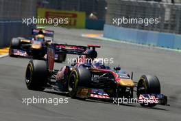 26.06.2011 Valencia, Spain,  Sebastien Buemi (SUI), Scuderia Toro Rosso  - Formula 1 World Championship, Rd 08, European Grand Prix, Sunday Race