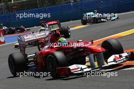 26.06.2011 Valencia, Spain,  Felipe Massa (BRA), Scuderia Ferrari - Formula 1 World Championship, Rd 08, European Grand Prix, Sunday Race