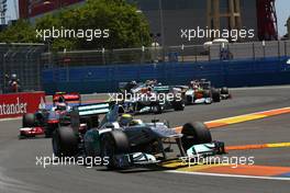 26.06.2011 Valencia, Spain,  Nico Rosberg (GER), Mercedes GP Petronas F1 Team - Formula 1 World Championship, Rd 08, European Grand Prix, Sunday Race