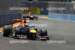 26.06.2011 Valencia, Spain,  Sebastian Vettel (GER), Red Bull Racing  - Formula 1 World Championship, Rd 08, European Grand Prix, Sunday Race