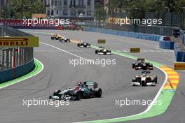 26.06.2011 Valencia, Spain,  Michael Schumacher (GER), Mercedes GP Petronas F1 Team - Formula 1 World Championship, Rd 08, European Grand Prix, Sunday Race