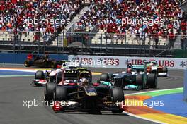 26.06.2011 Valencia, Spain,  Vitaly Petrov (RUS), Lotus Renalut F1 Team  - Formula 1 World Championship, Rd 08, European Grand Prix, Sunday Race