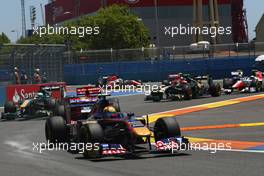 26.06.2011 Valencia, Spain,  Jaime Alguersuari (ESP), Scuderia Toro Rosso - Formula 1 World Championship, Rd 08, European Grand Prix, Sunday Race