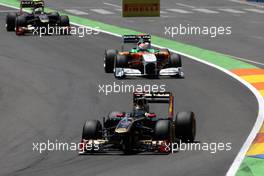 26.06.2011 Valencia, Spain,  Nick Heidfeld (GER), Lotus Renault GP - Formula 1 World Championship, Rd 08, European Grand Prix, Sunday Race