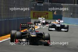 26.06.2011 Valencia, Spain,  Nick Heidfeld (GER), Lotus Renault F1 Team  - Formula 1 World Championship, Rd 08, European Grand Prix, Sunday Race