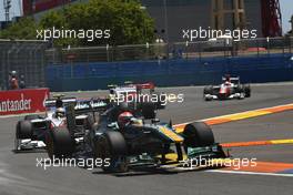 26.06.2011 Valencia, Spain,  Jarno Trulli (ITA), Team Lotus - Formula 1 World Championship, Rd 08, European Grand Prix, Sunday Race
