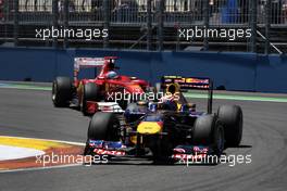 26.06.2011 Valencia, Spain,  Mark Webber (AUS), Red Bull Racing, RB7 - Formula 1 World Championship, Rd 08, European Grand Prix, Sunday Race