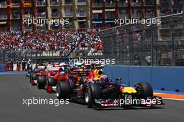 26.06.2011 Valencia, Spain,  Mark Webber (AUS), Red Bull Racing  - Formula 1 World Championship, Rd 08, European Grand Prix, Sunday Race