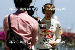 25.06.2011 Valencia, Spain,  Sebastian Vettel (GER), Red Bull Racing listening music before qualifying - Formula 1 World Championship, Rd 08, European Grand Prix, Saturday Qualifying