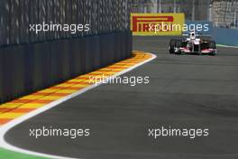 25.06.2011 Valencia, Spain,  Kamui Kobayashi (JAP), Sauber F1 Team  - Formula 1 World Championship, Rd 08, European Grand Prix, Saturday Practice