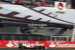 25.06.2011 Valencia, Spain,  Jenson Button (GBR), McLaren Mercedes  - Formula 1 World Championship, Rd 08, European Grand Prix, Saturday Practice