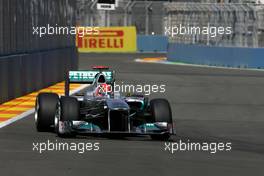 25.06.2011 Valencia, Spain,  Michael Schumacher (GER), Mercedes GP  - Formula 1 World Championship, Rd 08, European Grand Prix, Saturday Practice