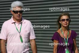25.06.2011 Valencia, Spain,  Father and mother of Fernando Alonso (ESP), Scuderia Ferrari  - Formula 1 World Championship, Rd 08, European Grand Prix, Saturday Practice