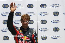 25.06.2011 Valencia, Spain,  Sebastian Vettel (GER), Red Bull Racing  - Formula 1 World Championship, Rd 08, European Grand Prix, Saturday Qualifying