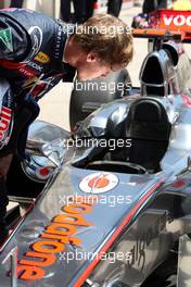 25.06.2011 Valencia, Spain,  Sebastian Vettel (GER), Red Bull Racing - Formula 1 World Championship, Rd 08, European Grand Prix, Saturday Qualifying
