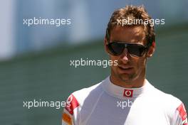 25.06.2011 Valencia, Spain,  Jenson Button (GBR), McLaren Mercedes  - Formula 1 World Championship, Rd 08, European Grand Prix, Saturday Qualifying
