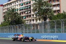 25.06.2011 Valencia, Spain,  Mark Webber (AUS), Red Bull Racing  - Formula 1 World Championship, Rd 08, European Grand Prix, Saturday Practice
