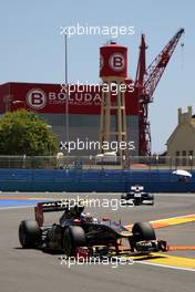 25.06.2011 Valencia, Spain,  Vitaly Petrov (RUS), Lotus Renault GP - Formula 1 World Championship, Rd 08, European Grand Prix, Saturday Qualifying