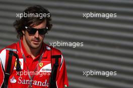 25.06.2011 Valencia, Spain,  Fernando Alonso (ESP), Scuderia Ferrari - Formula 1 World Championship, Rd 08, European Grand Prix, Saturday
