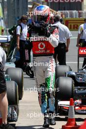 25.06.2011 Valencia, Spain,  Jenson Button (GBR), McLaren Mercedes - Formula 1 World Championship, Rd 08, European Grand Prix, Saturday Qualifying