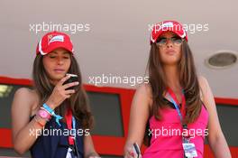 25.06.2011 Valencia, Spain,  girls at the circuit - Formula 1 World Championship, Rd 08, European Grand Prix, Saturday Practice