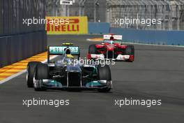 25.06.2011 Valencia, Spain,  Nico Rosberg (GER), Mercedes GP  - Formula 1 World Championship, Rd 08, European Grand Prix, Saturday Practice