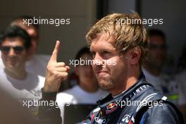 25.06.2011 Valencia, Spain,  Sebastian Vettel (GER), Red Bull Racing  - Formula 1 World Championship, Rd 08, European Grand Prix, Saturday Qualifying