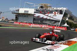 25.06.2011 Valencia, Spain,  Fernando Alonso (ESP), Scuderia Ferrari  - Formula 1 World Championship, Rd 08, European Grand Prix, Saturday Practice