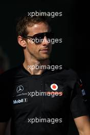 25.06.2011 Valencia, Spain,  Jenson Button (GBR), McLaren Mercedes - Formula 1 World Championship, Rd 08, European Grand Prix, Saturday