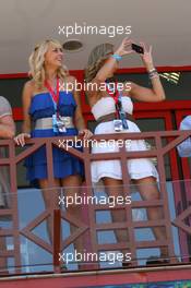 25.06.2011 Valencia, Spain,  girls at the circuit - Formula 1 World Championship, Rd 08, European Grand Prix, Saturday Practice