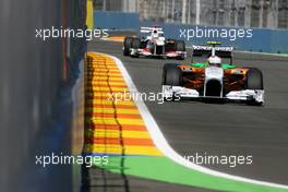 25.06.2011 Valencia, Spain,  Paul di Resta (GBR), Force India F1 Team  - Formula 1 World Championship, Rd 08, European Grand Prix, Saturday Practice